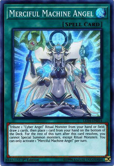 Merciful Machine Angel - LED4-EN014 - Super Rare 1st Edition