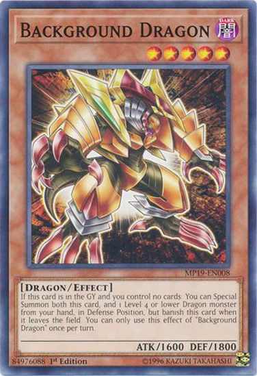 Background Dragon - MP19-EN008 - Common 1st Edition