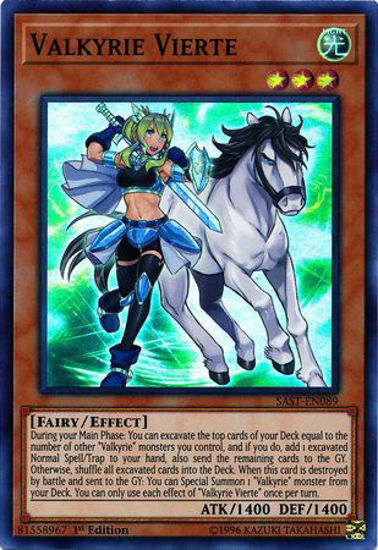 Valkyrie Vierte - SAST-EN089 - Super Rare 1st Edition