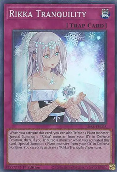 Rikka Tranquility - SESL-EN025 - Super Rare 1st Edition