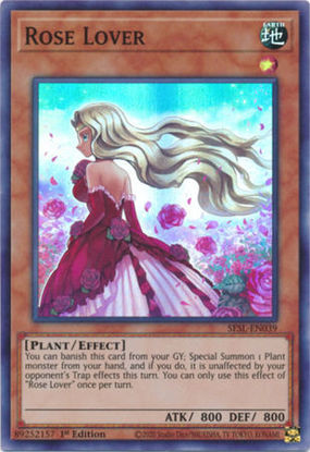 Rose Lover - SESL-EN039 - Super Rare 1st Edition