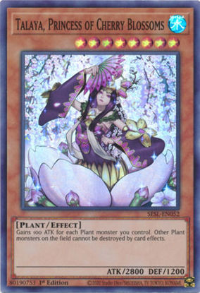 Talaya, Princess of Cherry Blossoms - SESL-EN052 - Super Rare 1st Edition