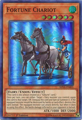 Fortune Chariot - SHVA-EN005 - Super Rare 1st Edition