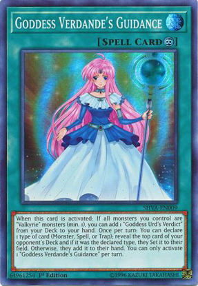 Goddess Verdande's Guidance - SHVA-EN009 - Super Rare 1st Edition