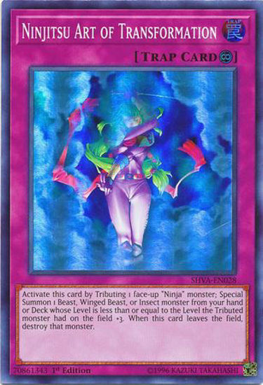 Ninjitsu Art of Transformation - SHVA-EN028 - Super Rare 1st Edition