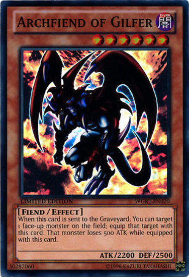 Archfiend of Gilfer - WGRT-EN020 - Super Rare Limited Edition