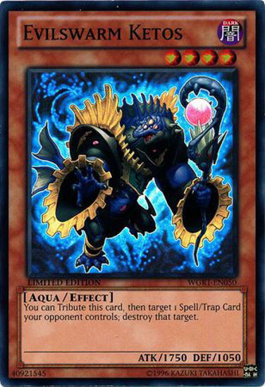 Evilswarm Ketos - WGRT-EN050 - Super Rare Limited Edition