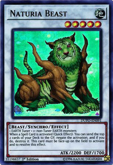 Naturia Beast - DUPO-EN091 - Ultra Rare 1st Edition