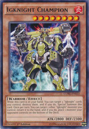 Igknight Champion - CORE-EN033 - Rare Unlimited