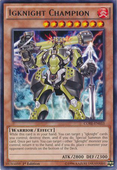 Igknight Champion - CORE-EN033 - Rare Unlimited