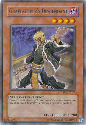 Gravekeeper's Descendant - ABPF-EN028 - Rare 1st Edition