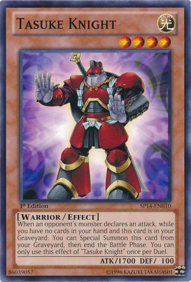 Tasuke Knight - SP14-EN010 - Starfoil Rare 1st Edition