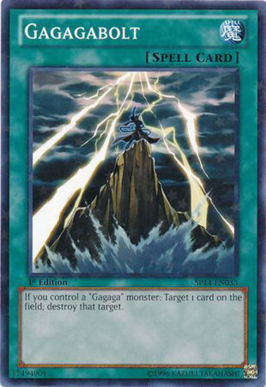 Gagagabolt - SP14-EN033 - Starfoil Rare 1st Edition