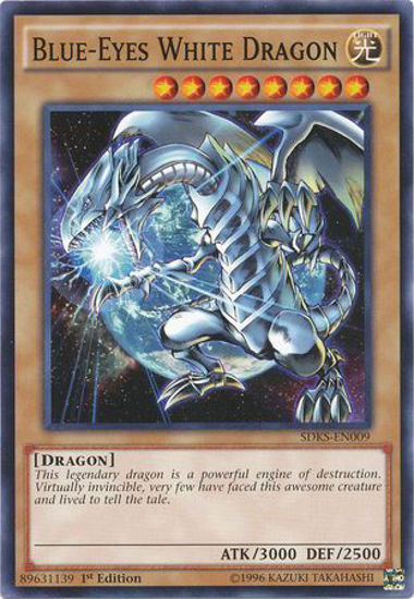 Blue-Eyes White Dragon - SDKS-EN009 - Common Unlimited