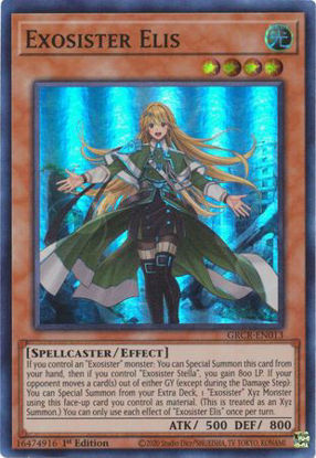 Exosister Elis - GRCR-EN013 - Super Rare 1st Edition