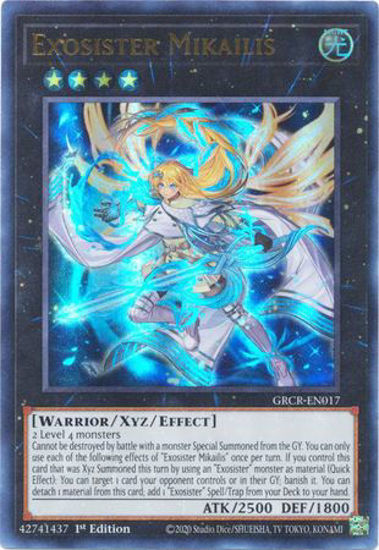 Exosister Mikailis - GRCR-EN017 - Ultra Rare 1st Edition