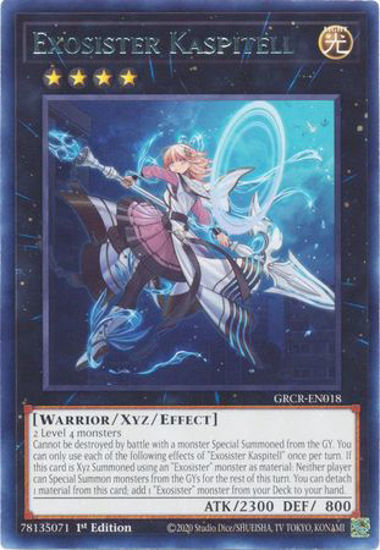 Exosister Kaspitell - GRCR-EN018 - Rare 1st Edition