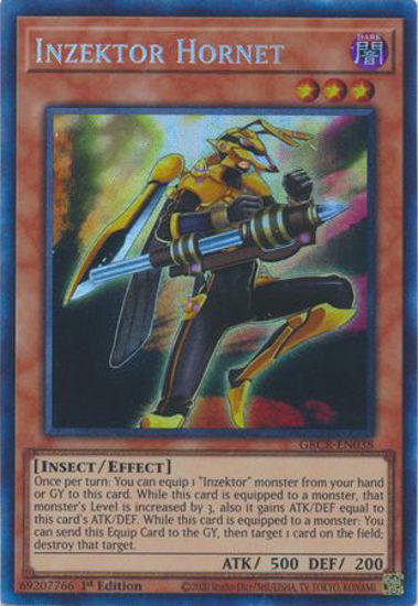 Inzektor Hornet - GRCR-EN038 - Rare 1st Edition