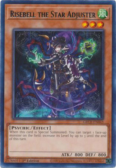 Risebell the Star Adjuster - GRCR-EN043 - Rare 1st Edition