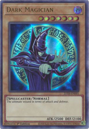 Dark Magician - 25TH-EN001 - Ultra Rare 1st Edition