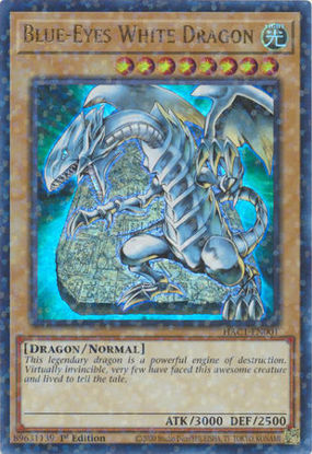 Blue-Eyes White Dragon - HAC1-EN001 - Duel Terminal Ultra Parallel Rare 1st Edition