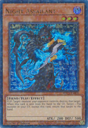 Night Assailant - HAC1-EN009 - Duel Terminal Ultra Parallel Rare 1st Edition