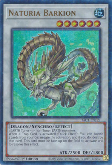 Naturia Barkion - HAC1-EN122 - Duel Terminal Ultra Parallel Rare 1st Edition