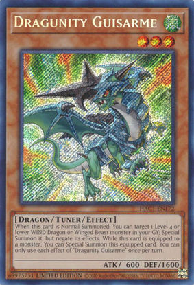 Dragunity Guisarme - HAC1-EN172 - Secret Rare 1st Edition