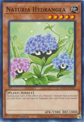 Naturia Hydrangea - HAC1-EN107 - Common 1st Edition