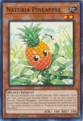 Naturia Pineapple - HAC1-EN118 - Common 1st Edition