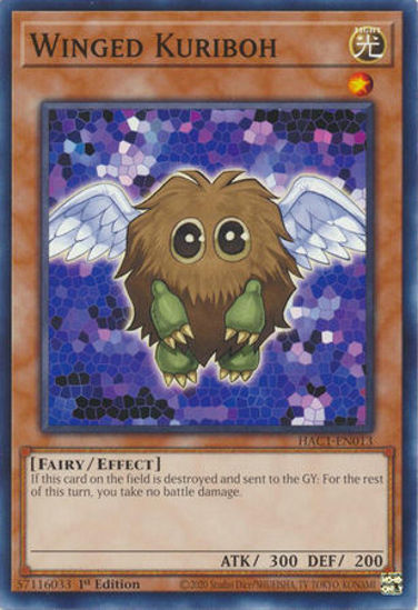 Winged Kuriboh - HAC1-EN013 - Common 1st Edition