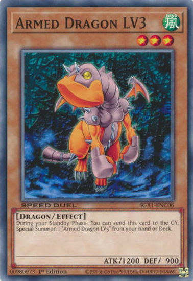 Armed Dragon LV3 - SGX1-ENC06 - Common 1st Edition