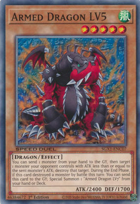 Armed Dragon LV5 - SGX1-ENC07 - Common 1st Edition