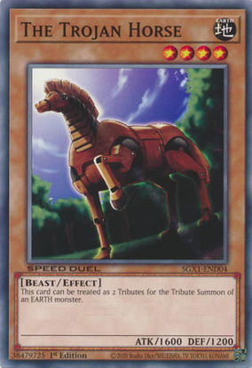 The Trojan Horse - SGX1-END04 - Common 1st Edition