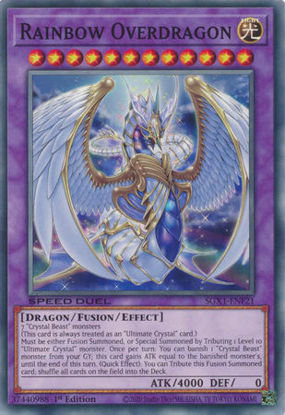 Rainbow Overdragon - SGX1-ENF21 - Common 1st Edition