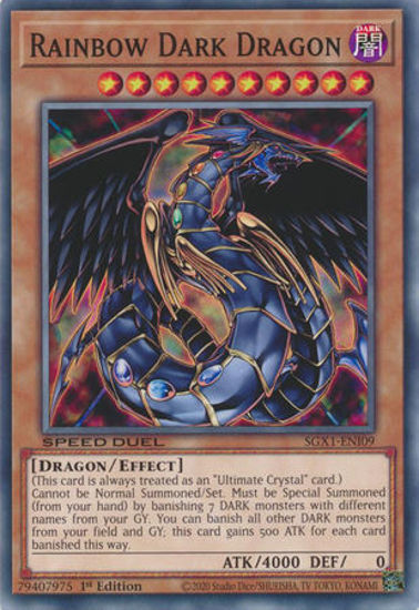 Rainbow Dark Dragon - SGX1-ENI09 - Common 1st Edition