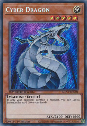 Cyber Dragon - SGX1-ENG01 - Secret Rare 1st Edition