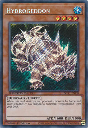 Hydrogeddon - SGX1-ENI08 - Secret Rare 1st Edition