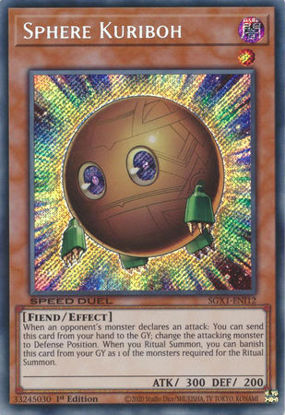 Sphere Kuriboh - SGX1-ENI12 - Secret Rare 1st Edition