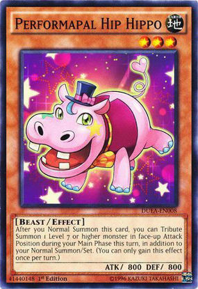 Performapal Hip Hippo - DUEA-EN008 - Common 1st Edition