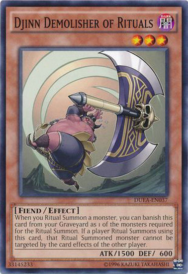 Djinn Demolisher of Rituals - DUEA-EN037 - Common Unlimited