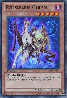 Evilswarm Golem - HA07-EN053 - Super Rare Unlimited