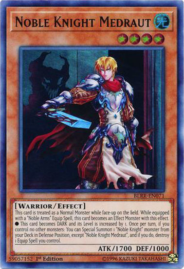 Noble Knight Medraut - BLRR-EN071 - Ultra Rare 1st Edition