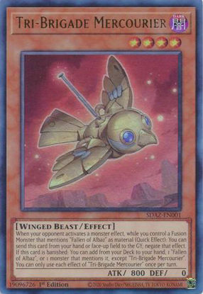 Tri-Brigade Mercourier - SDAZ-EN001 - Ultra Rare 1st Edition