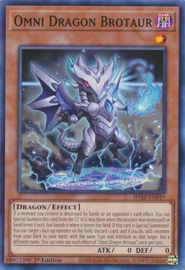 Omni Dragon Brotaur - SDAZ-EN019 - Common 1st Edition