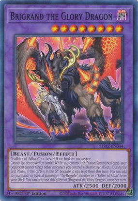 Brigrand the Glory Dragon - SDAZ-EN044 - Common 1st Edition