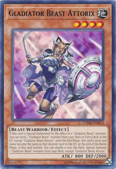 Gladiator Beast Attorix - CHIM-EN012 - Rare Unlimited