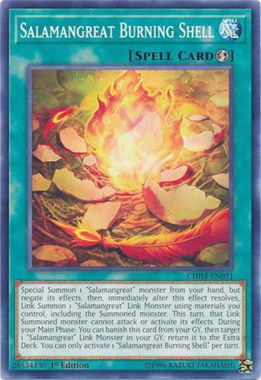 Salamangreat Burning Shell - CHIM-EN051 - Common Unlimited