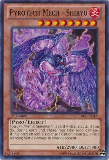 Pyrotech Mech - Shiryu - CBLZ-EN041 - Common Unlimited