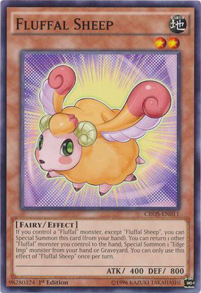 Fluffal Sheep - CROS-EN011 - Common 1st Edition